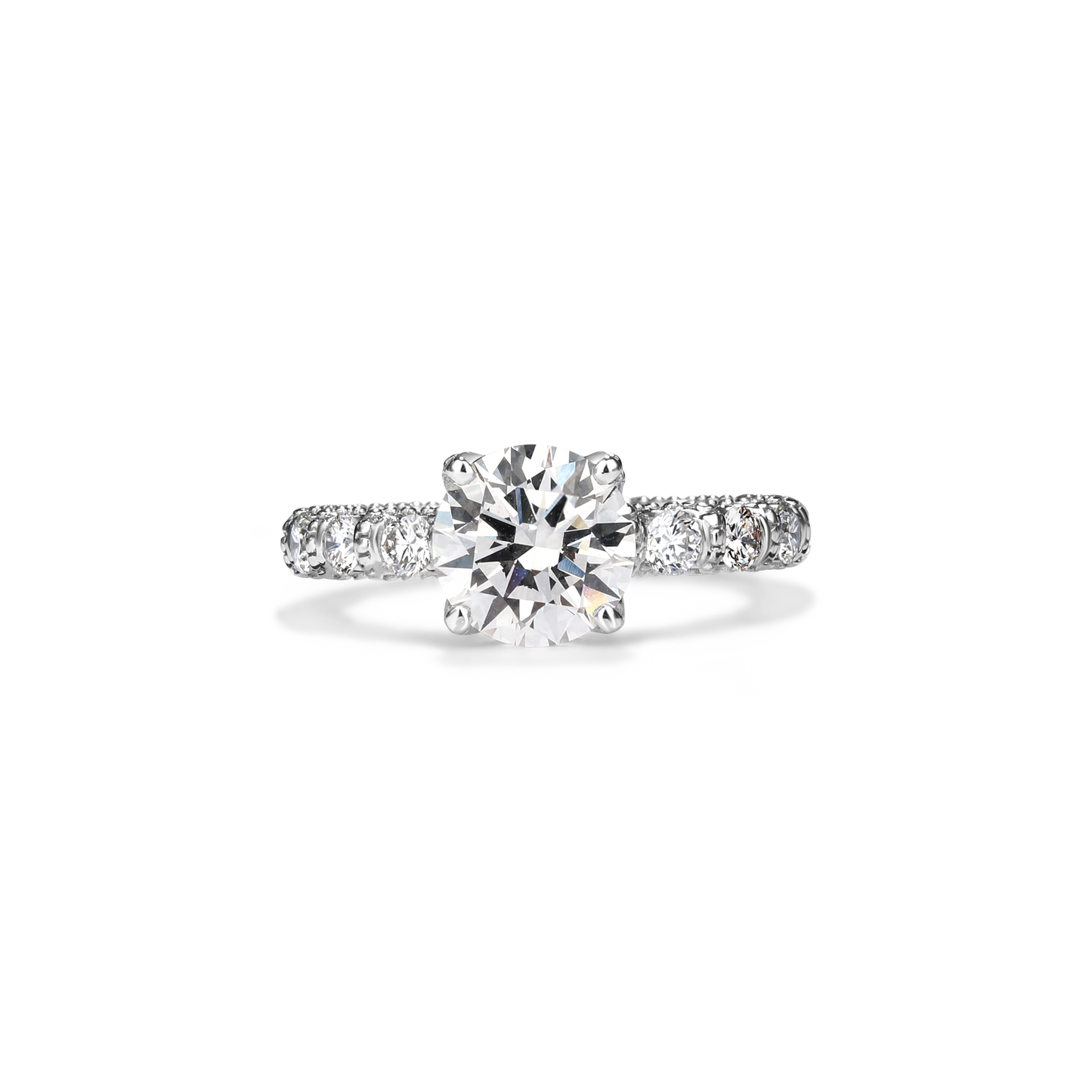 2ct Round Solitaire Lab Diamond Ring