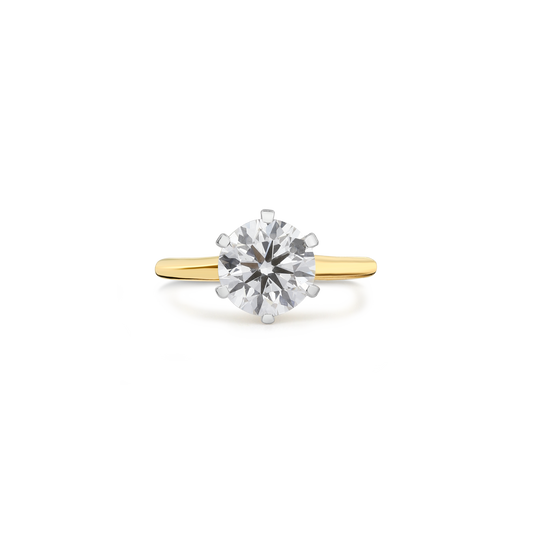 2ct Classic Solitaire Lab Diamond Ring