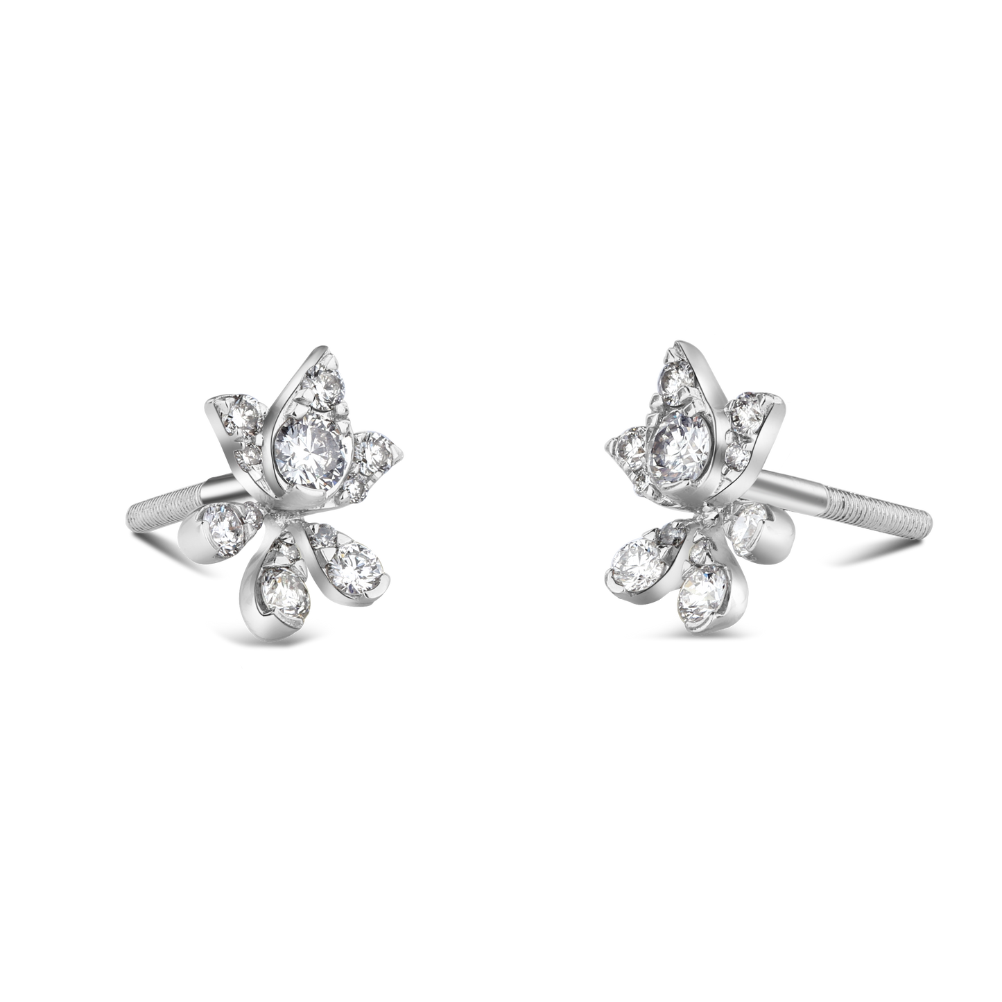 0.5ct Blossom Spark Diamond Earrings