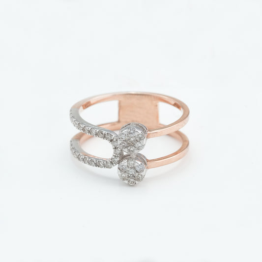 Aurora Duo Diamond Ring