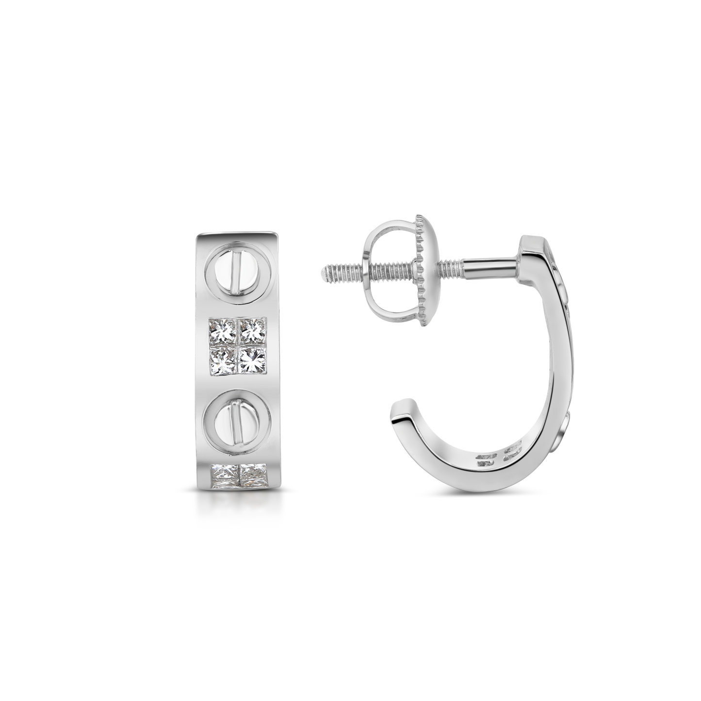 0.4ct Luminous Arc Diamond Earrings