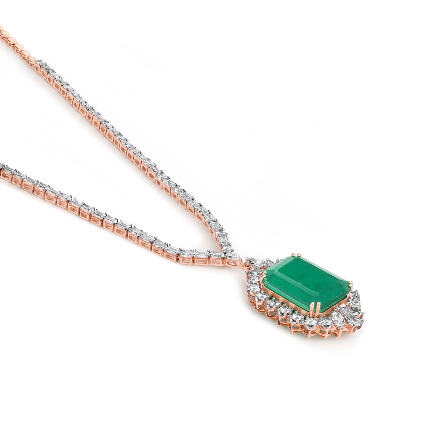 Regal Green Radiance Necklace