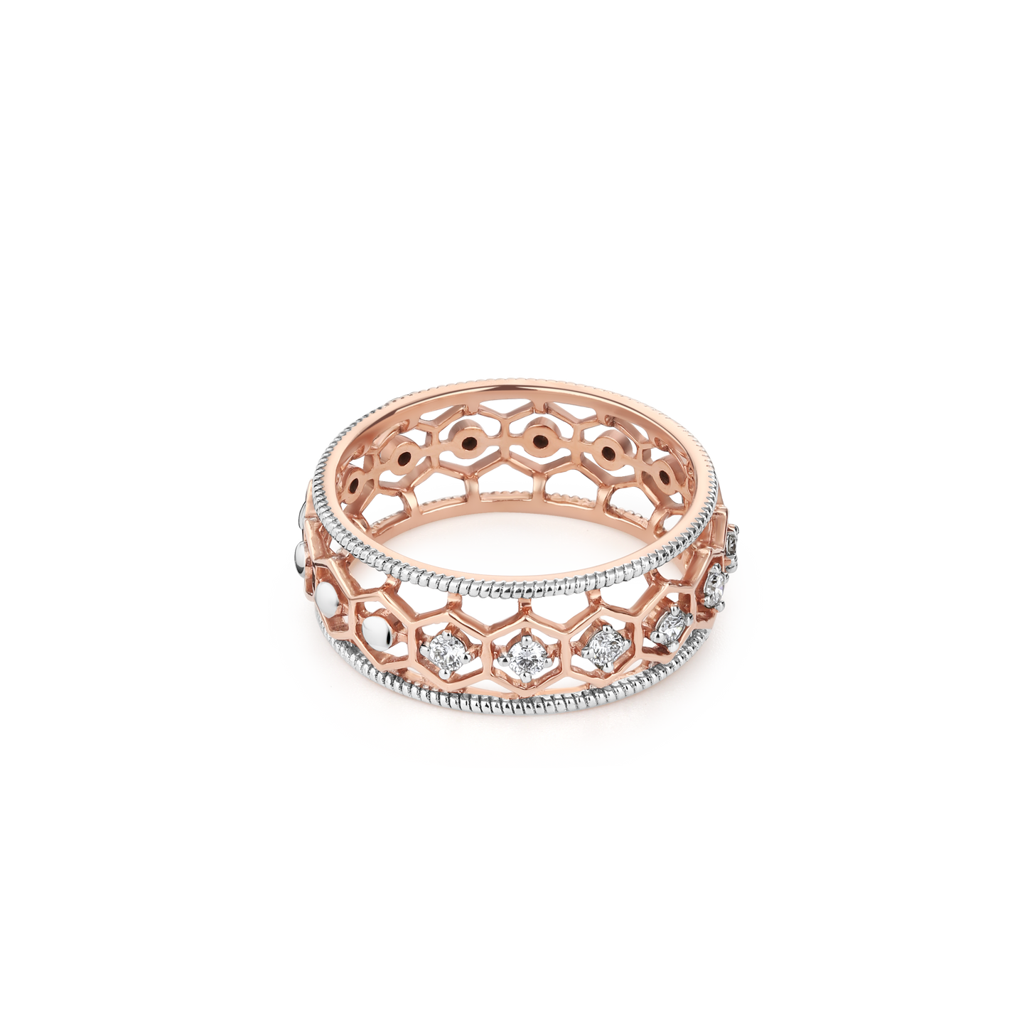 Linear Luxe Diamond Band