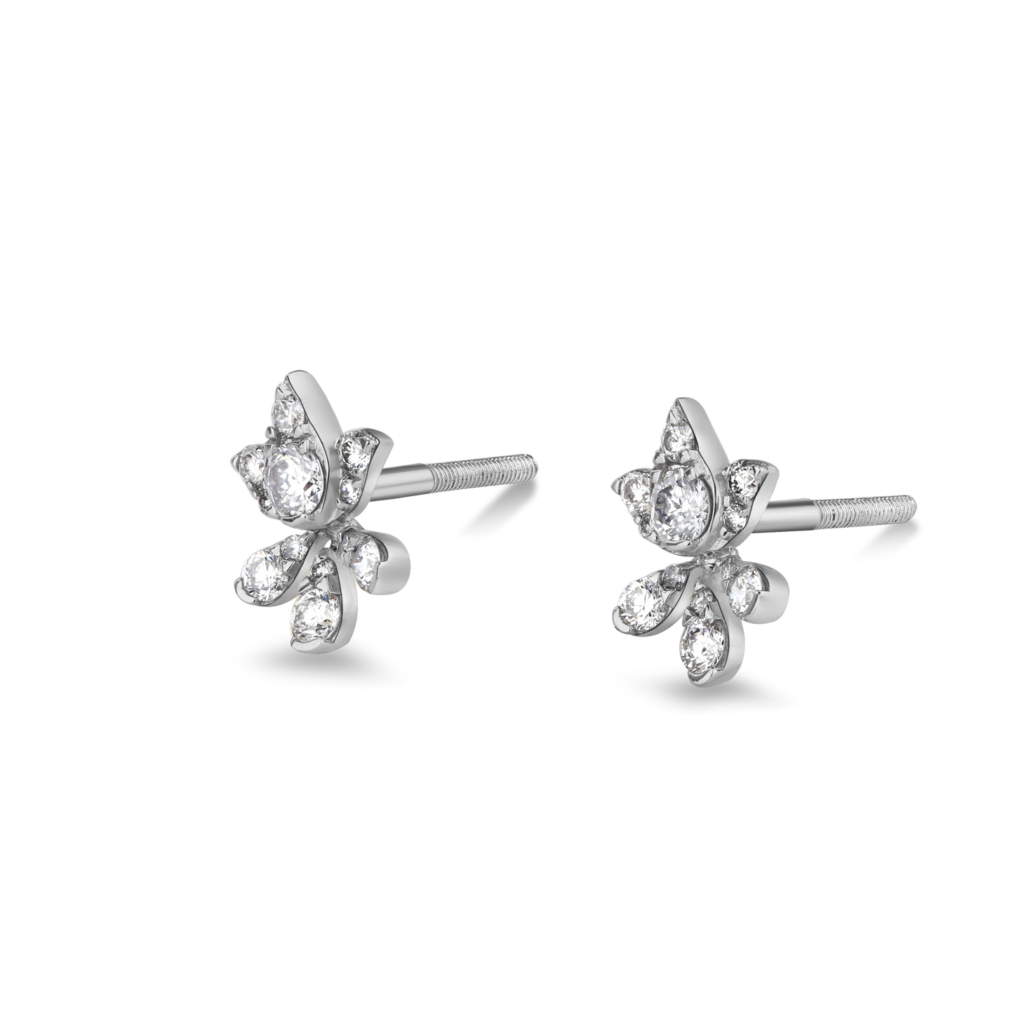 0.5ct Blossom Spark Diamond Earrings