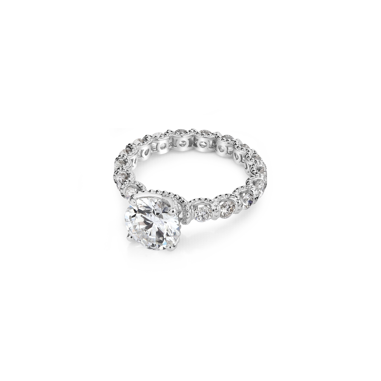 2ct Round Solitaire Lab Diamond Ring