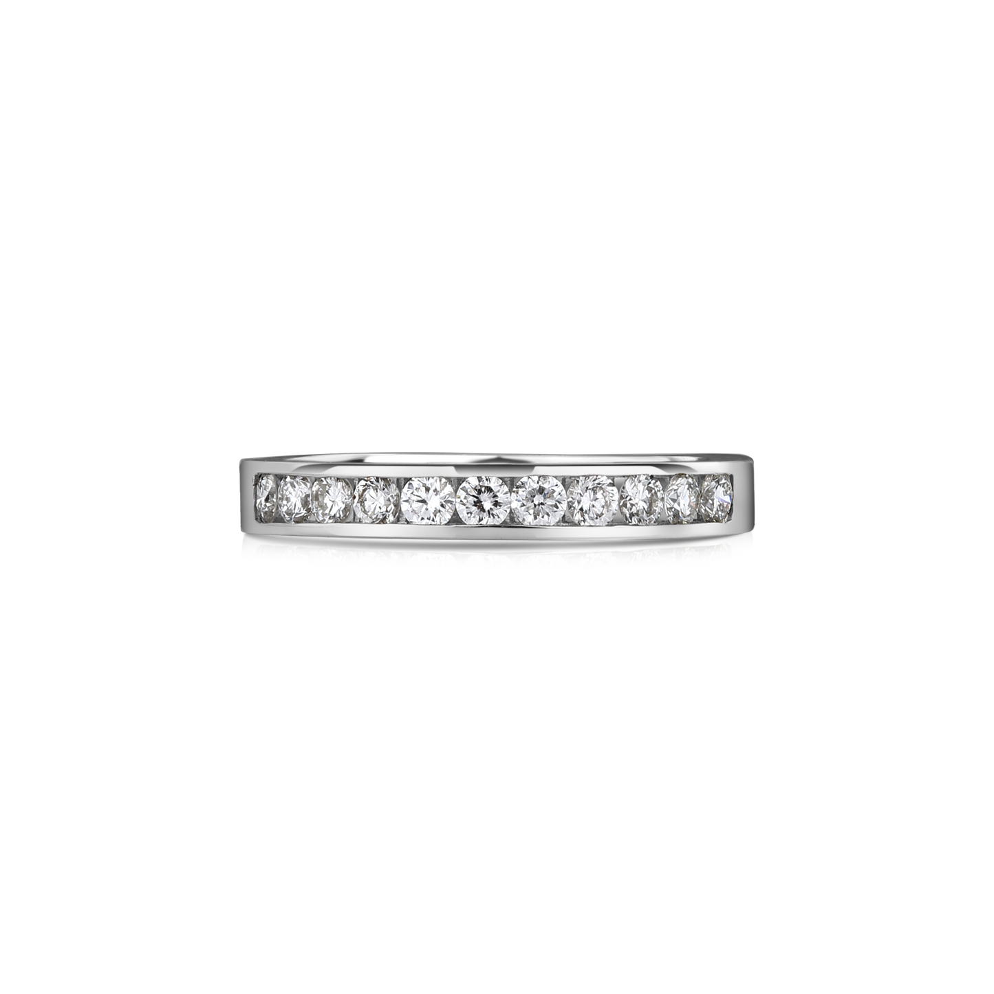 Glistening Classic Diamond Band