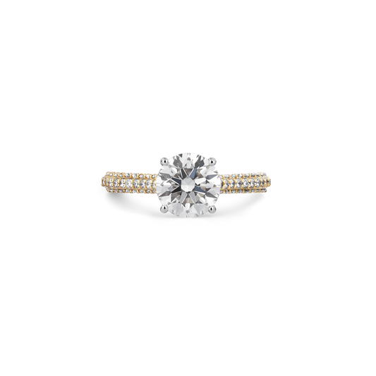 1.5ct Vintage Inspired Lab Diamond Ring