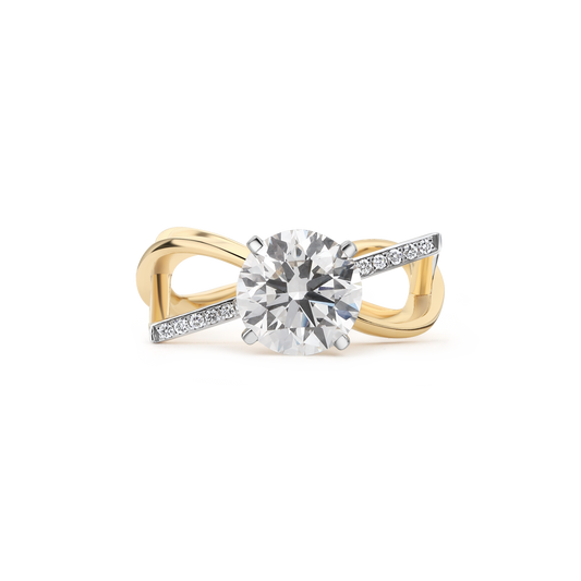 2.5ct Eternal Twist Lab Diamond Ring