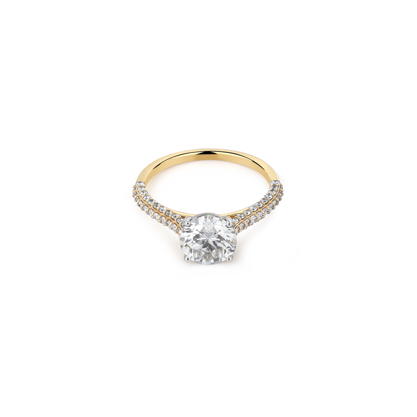 1.5ct Vintage Inspired Lab Diamond Ring