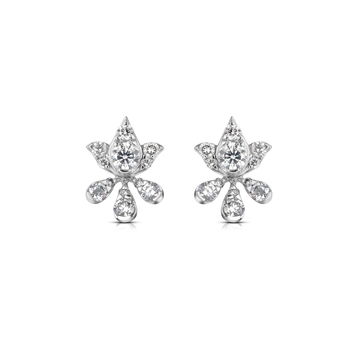 0.5ct Blossom Spark Diamond Earrings