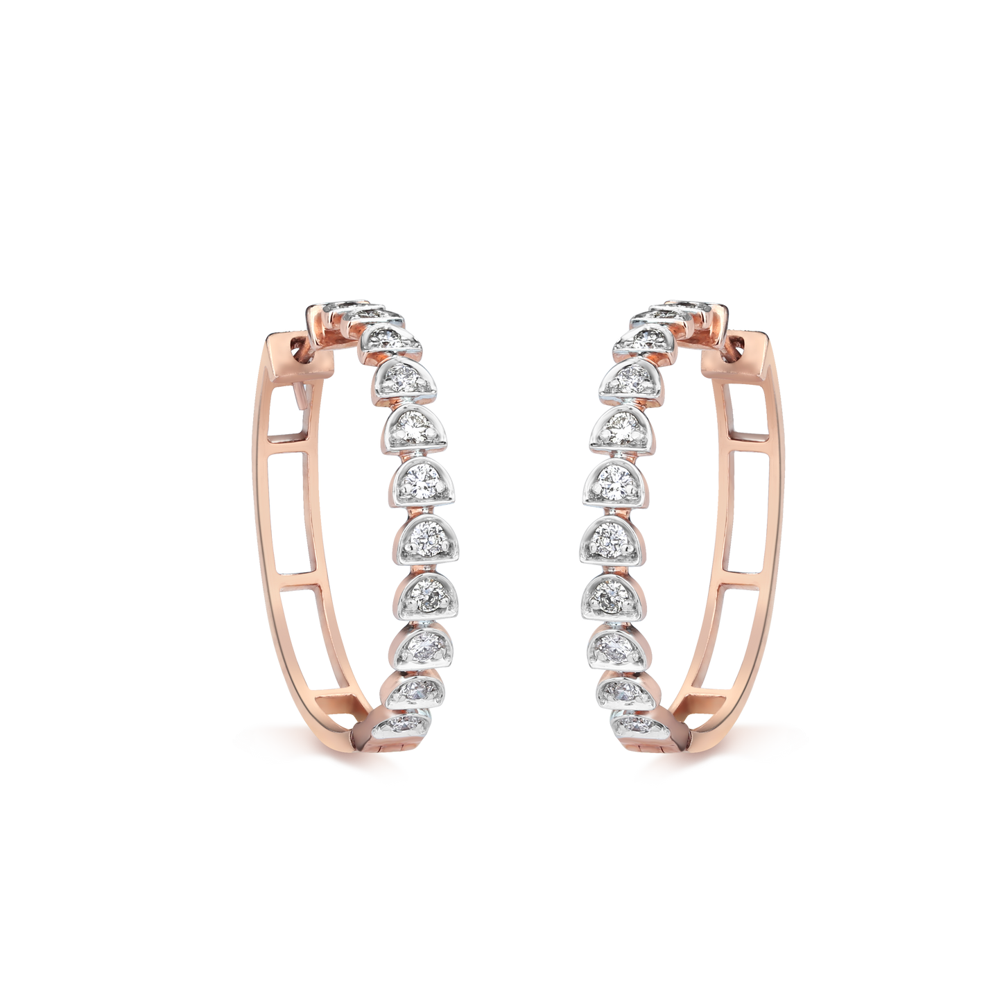 Radiant Loop Diamond Hoops