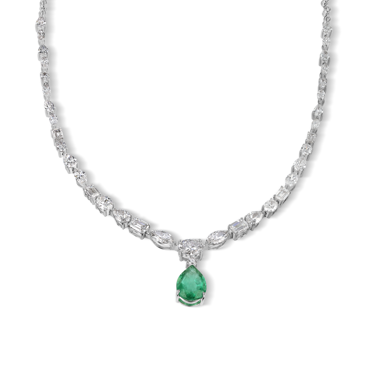 Mystical Green Drop Necklace