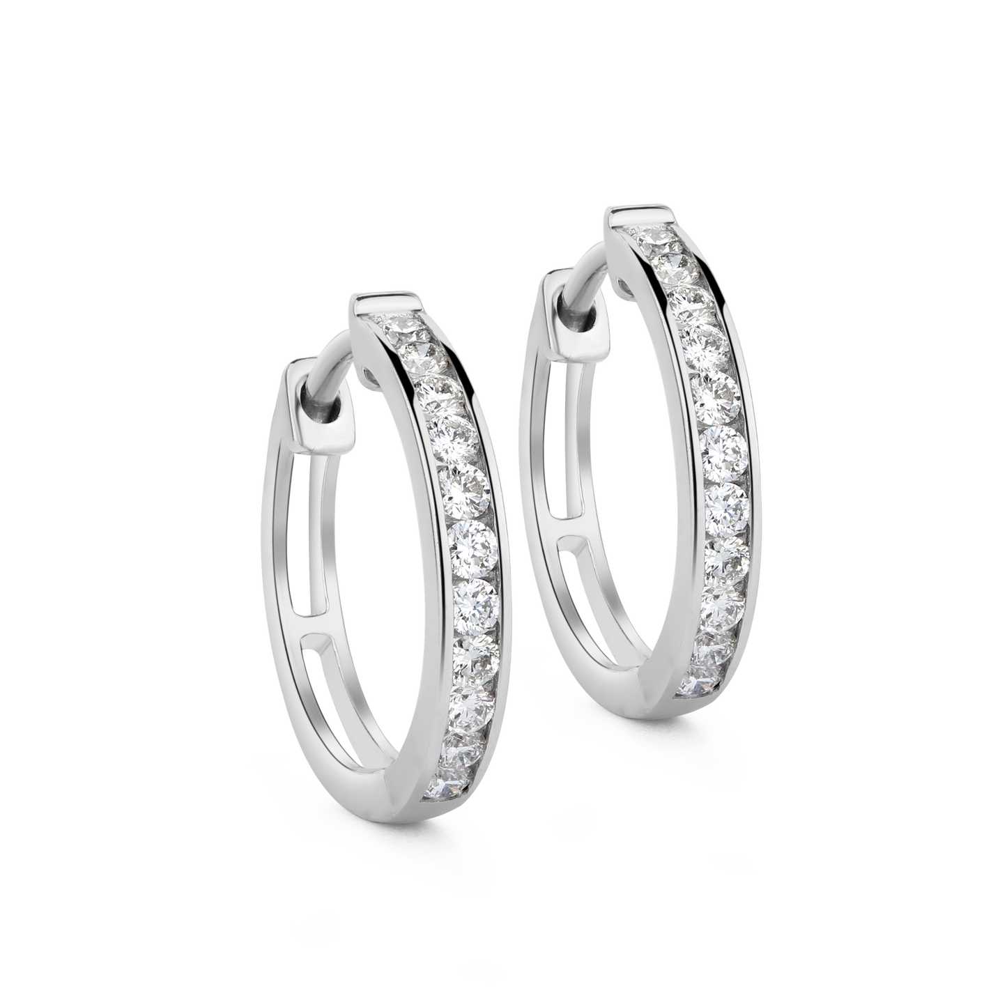 Eternal Spark Diamond Hoops