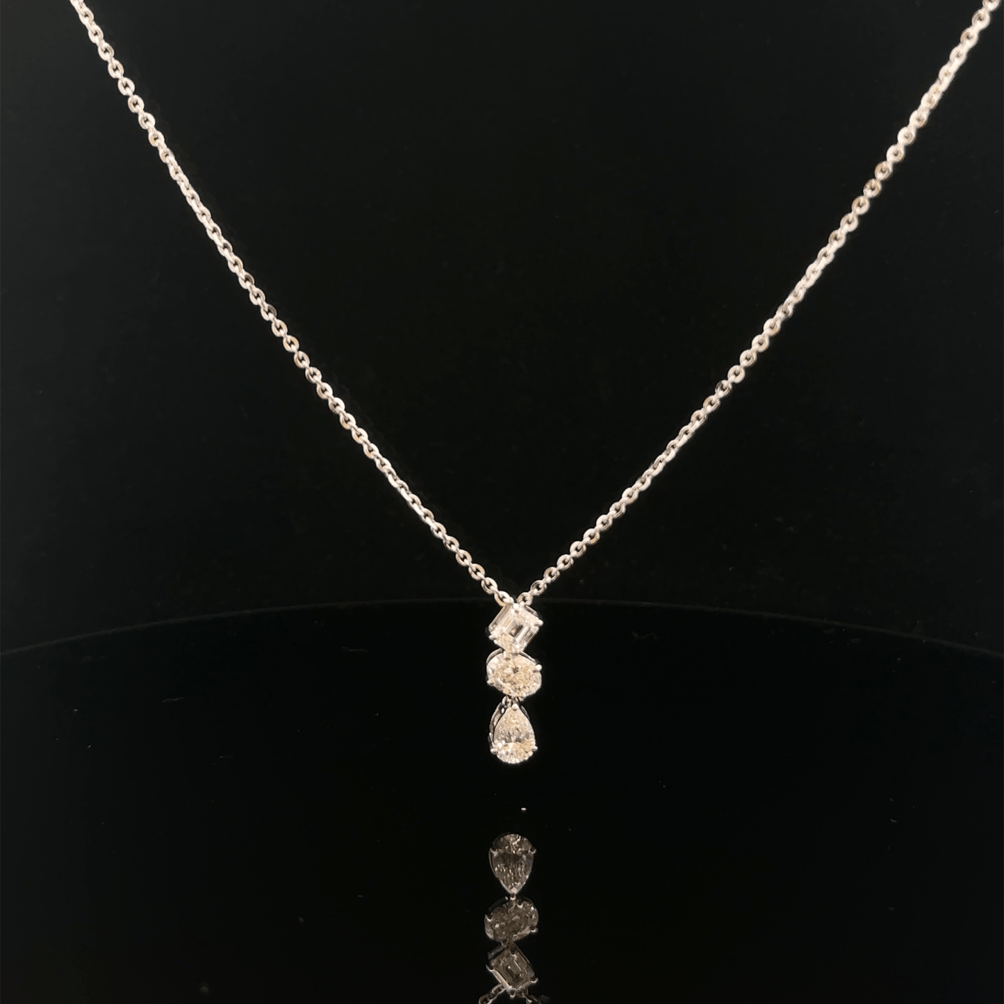 Trinity Glow Diamond Pendant