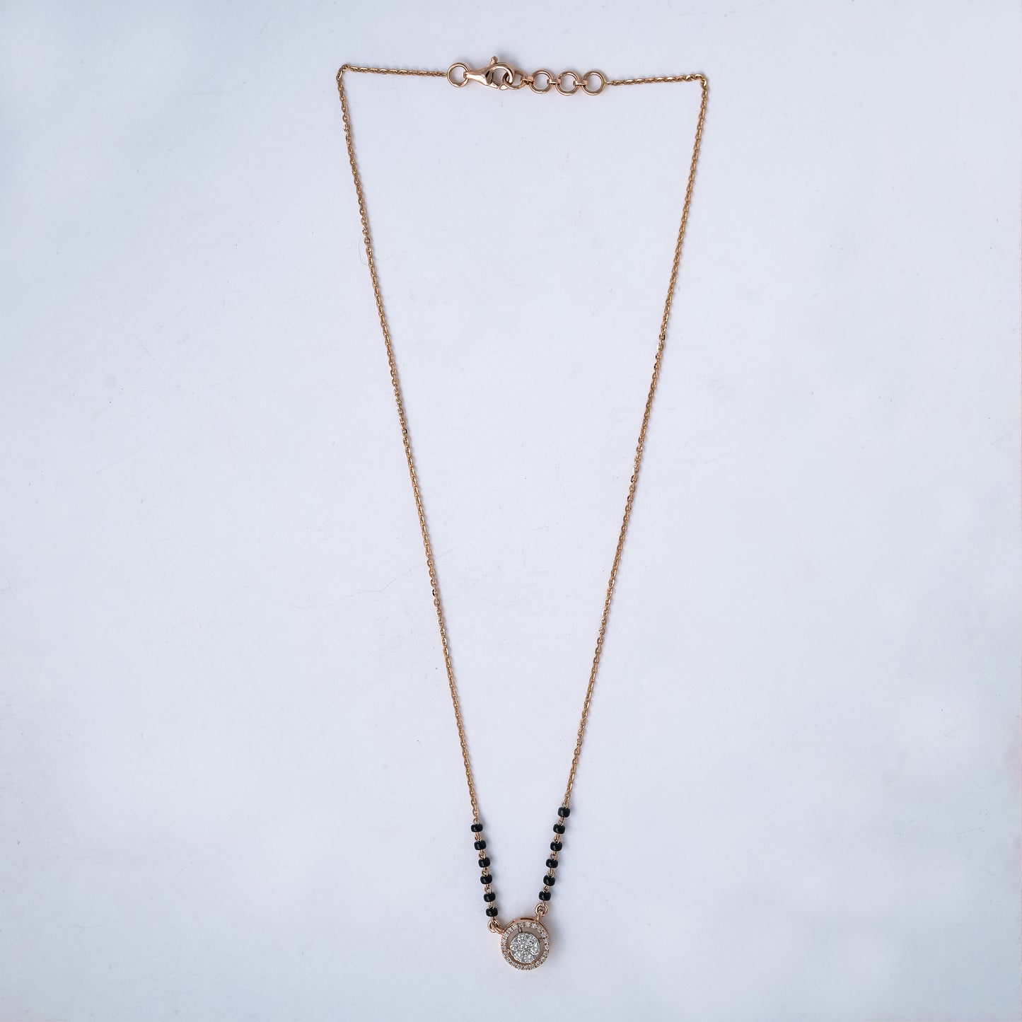 Round Diamond Mangalsutra