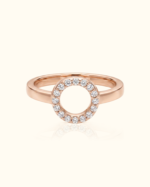 Celestial Halo Circle Ring