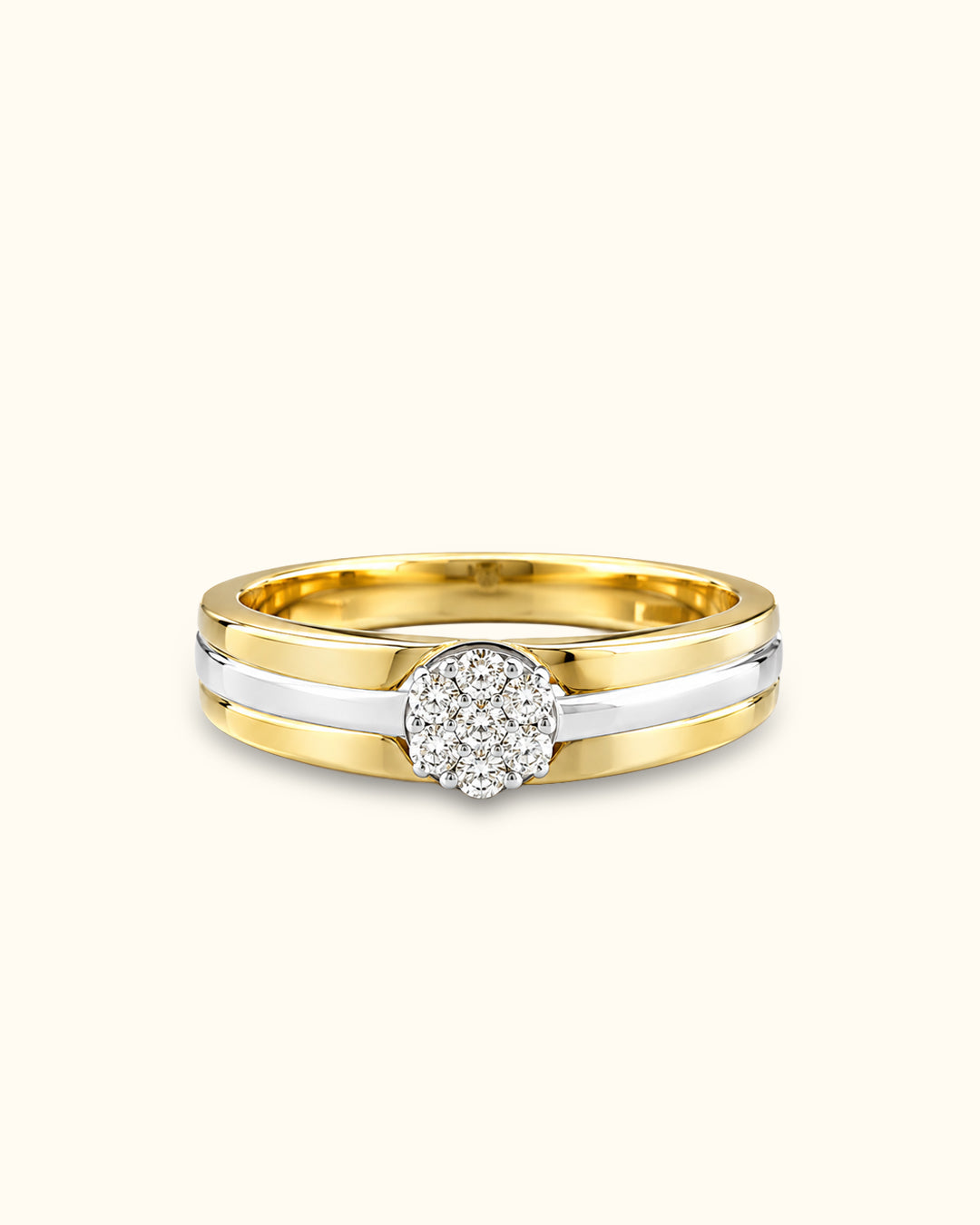 Majestic Diamond Cluster Men's Ring