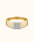 Prestige Two-Tone Round Solitaire Diamond Ring