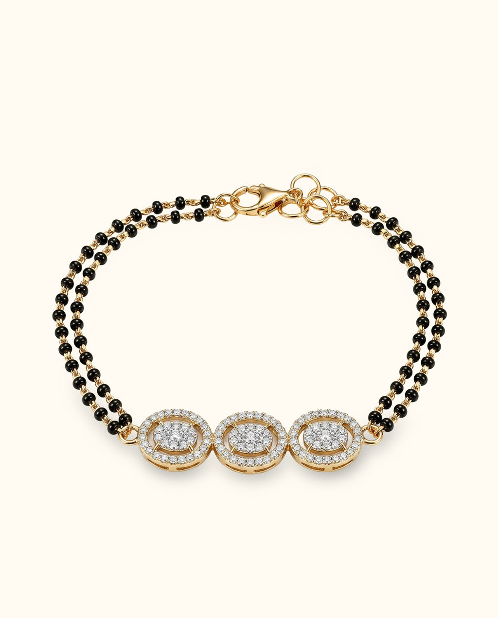Trinity Halo Mangalsutra Bracelet
