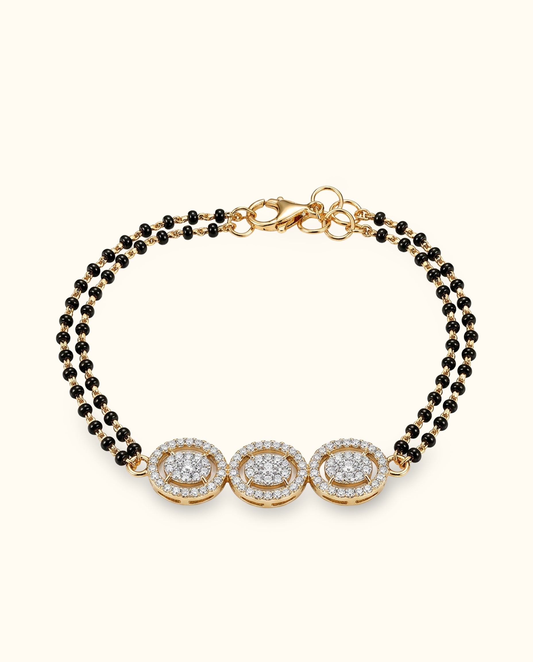 Trinity Halo Mangalsutra Bracelet