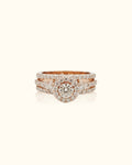 Rose Gold Halo Bloom Ring
