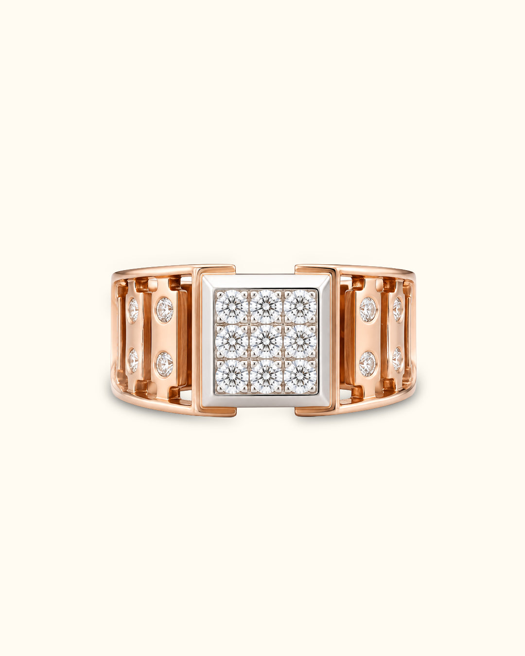 Royal Fortress Diamond Men's Ring