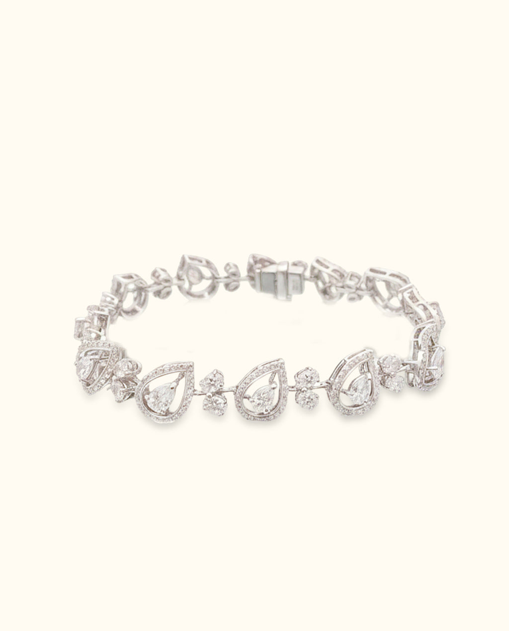 Pear Blossom Diamond Bracelet