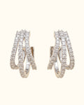 Diamond Cascade Tassel Earrings