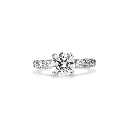 2ct Round Solitaire Lab Diamond Ring