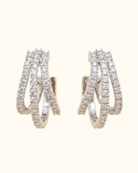Diamond Cascade Tassel Earrings