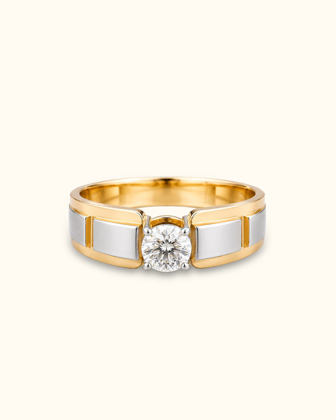 Majestic Solitaire Men's Ring