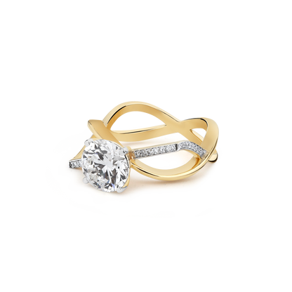 2.5ct Eternal Twist Lab Diamond Ring