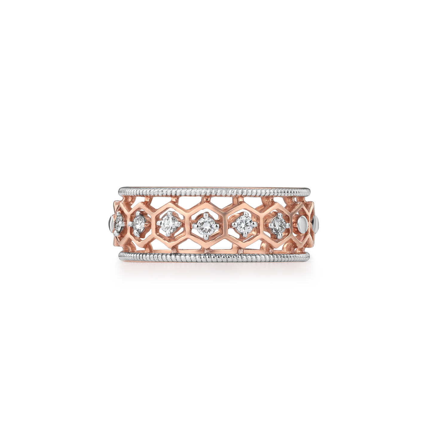 Linear Luxe Diamond Band