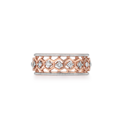Linear Luxe Diamond Band