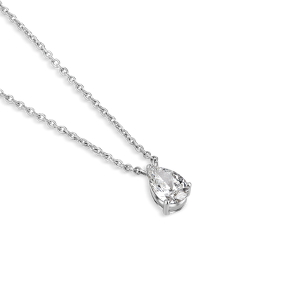 Pear-Shaped Lab-Grown Diamond Pendant