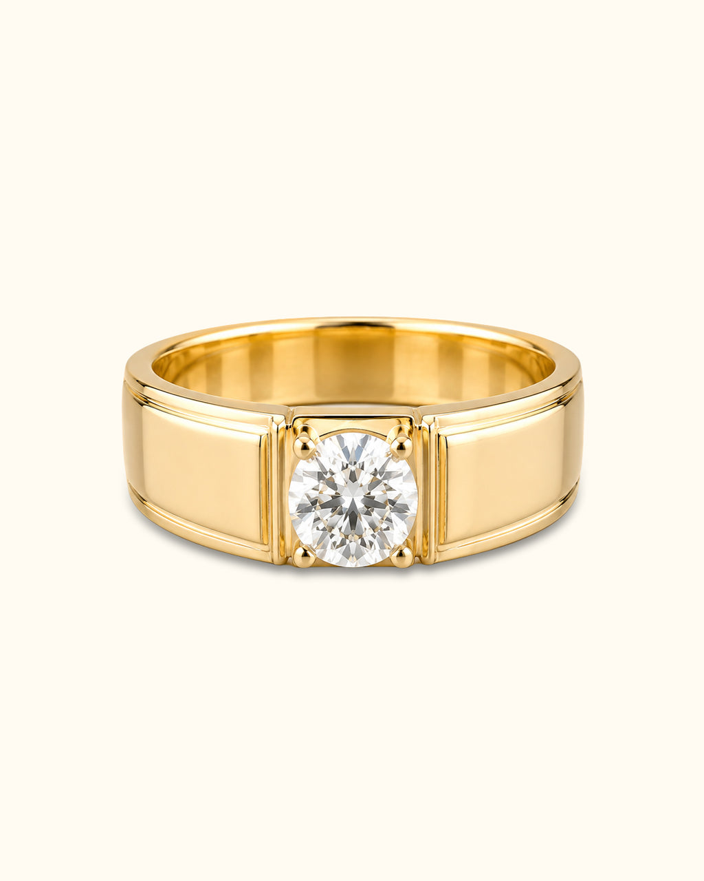 Heritage Round Solitaire Diamond Ring