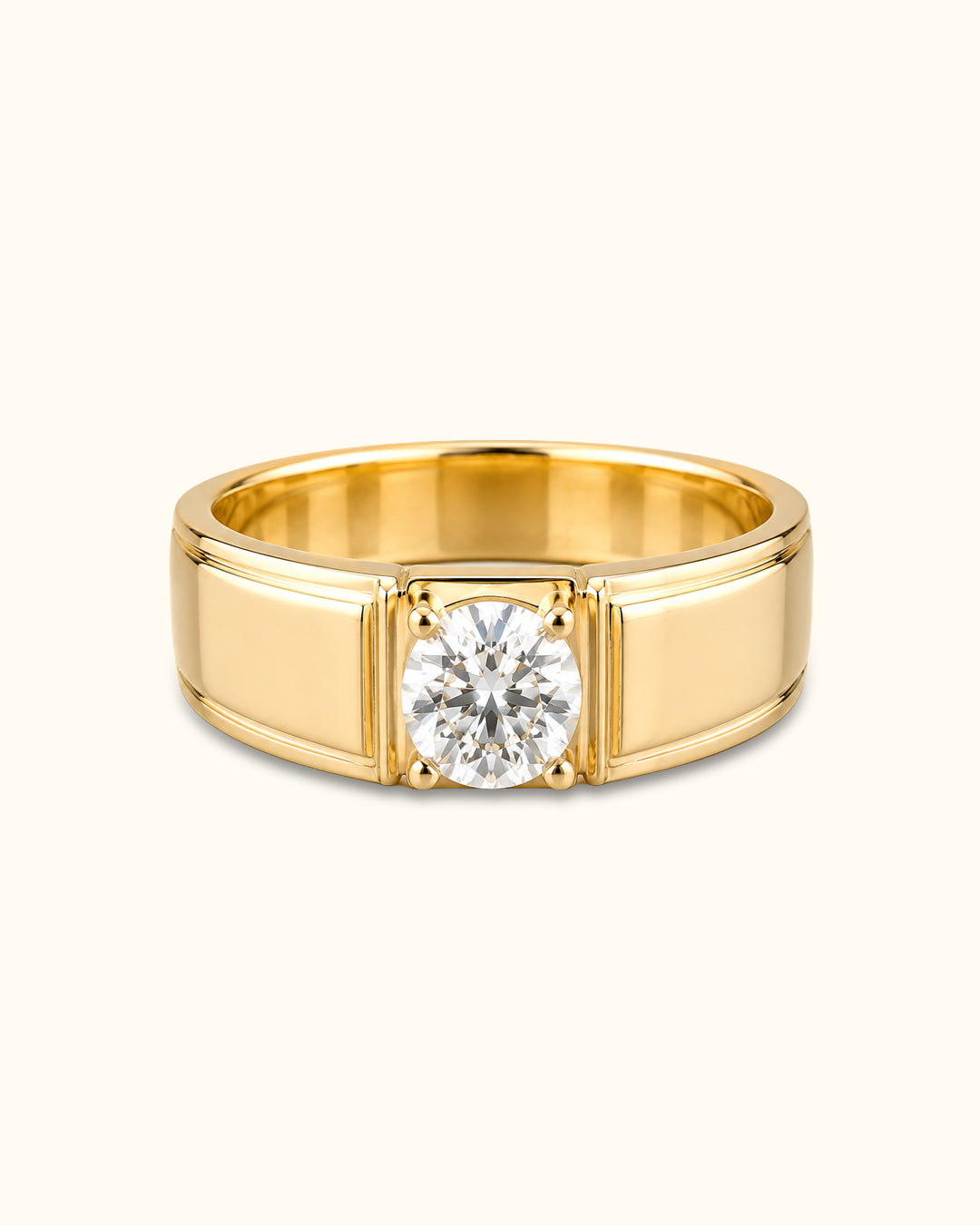 Heritage Round Solitaire Diamond Ring