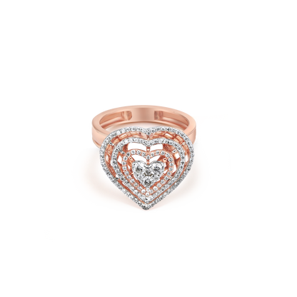Heart-Shaped Engagement Ring