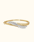 Diamond Dewdrop Leaf Bangle
