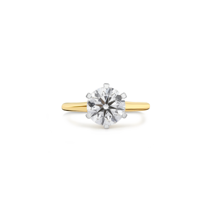 2ct Classic Solitaire Lab Diamond Ring