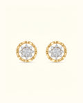 Celestial Bloom Diamond Stud Earrings