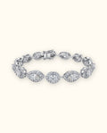 Celestial Halo Diamond Tennis Bracelet