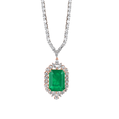 Regal Green Radiance Necklace