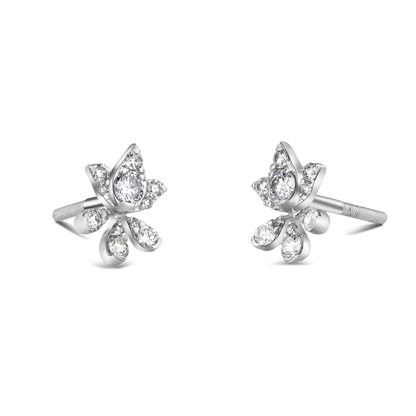 0.5ct  Blossom Spark Diamond Earrings