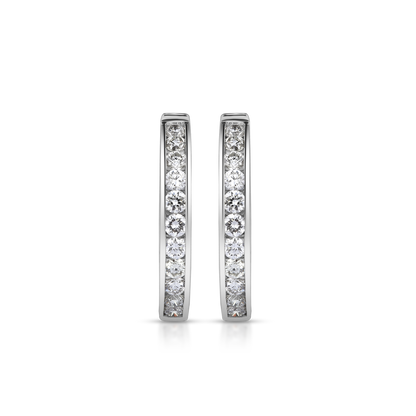Eternal Spark Diamond Hoops