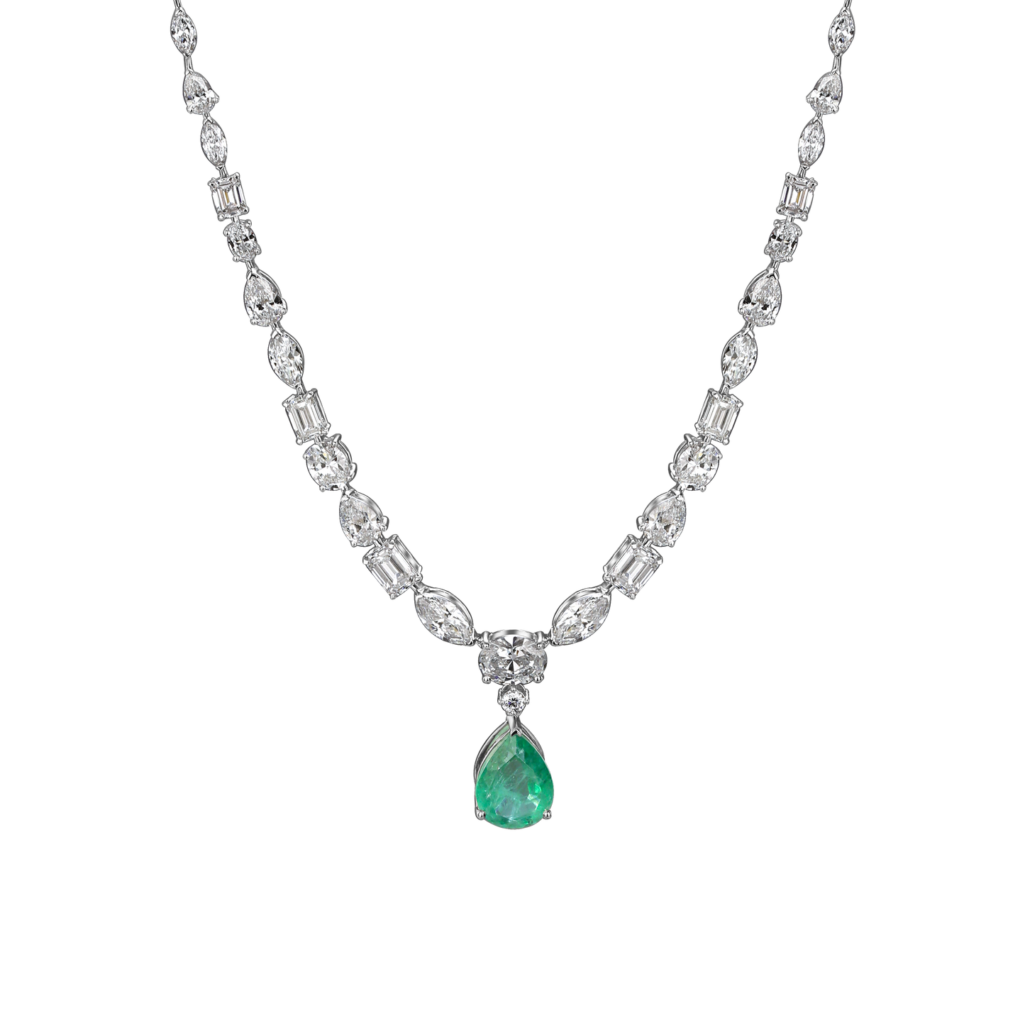 Mystical Green Drop Necklace