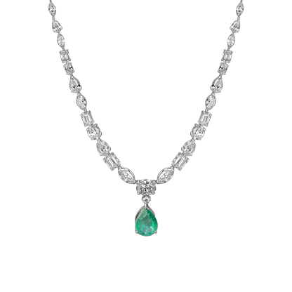 Mystical Green Drop Necklace