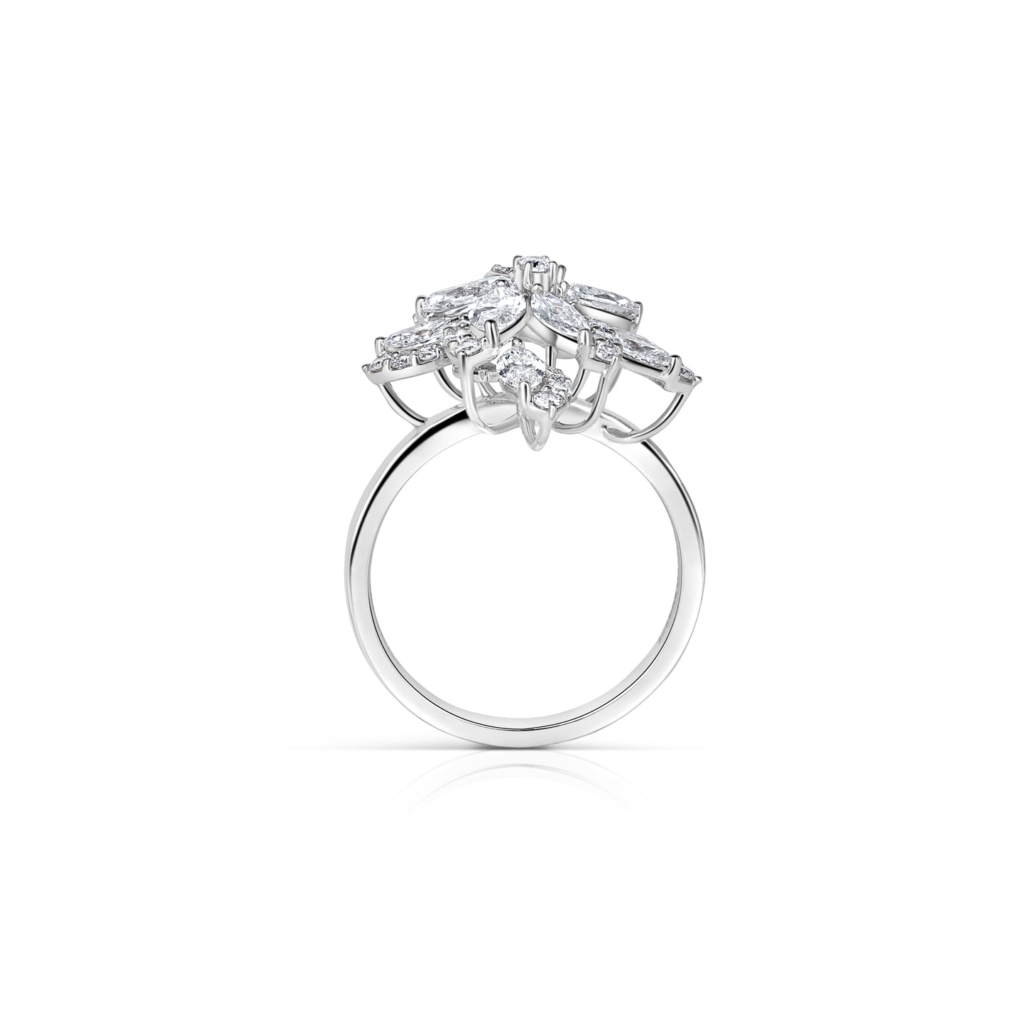 Twist of Brilliance Ring