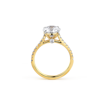 2ct Round Classic Lab Diamond Solitare Ring