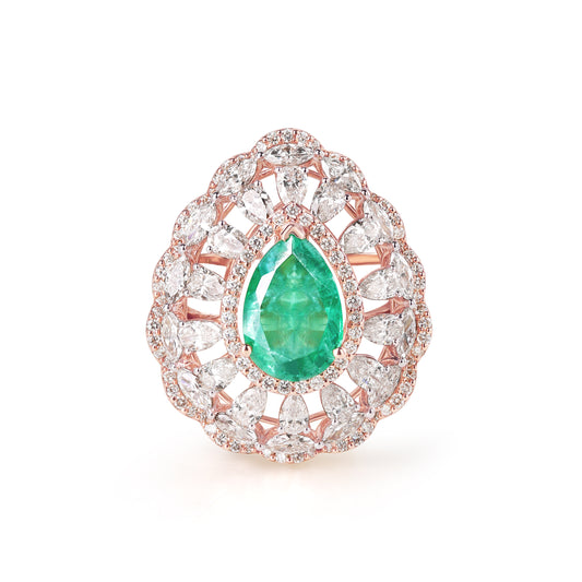 Emerald Serenity Ring